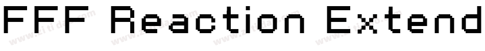 FFF Reaction Extended字体转换